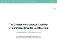 Tablet Screenshot of northamptonchamber.com